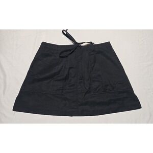 Tail Tech‎ Black Tennis Golf Pickleball Skirt Zip Drawstring Mini Vtg Athletic